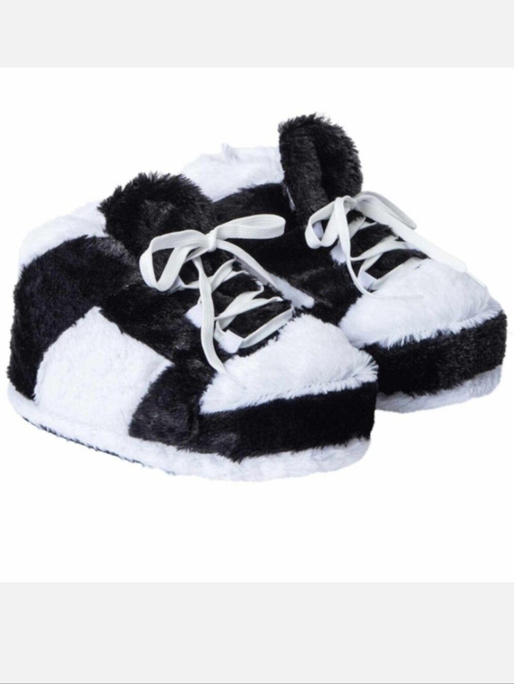 Nwot Fluffy Sneaker Slippers